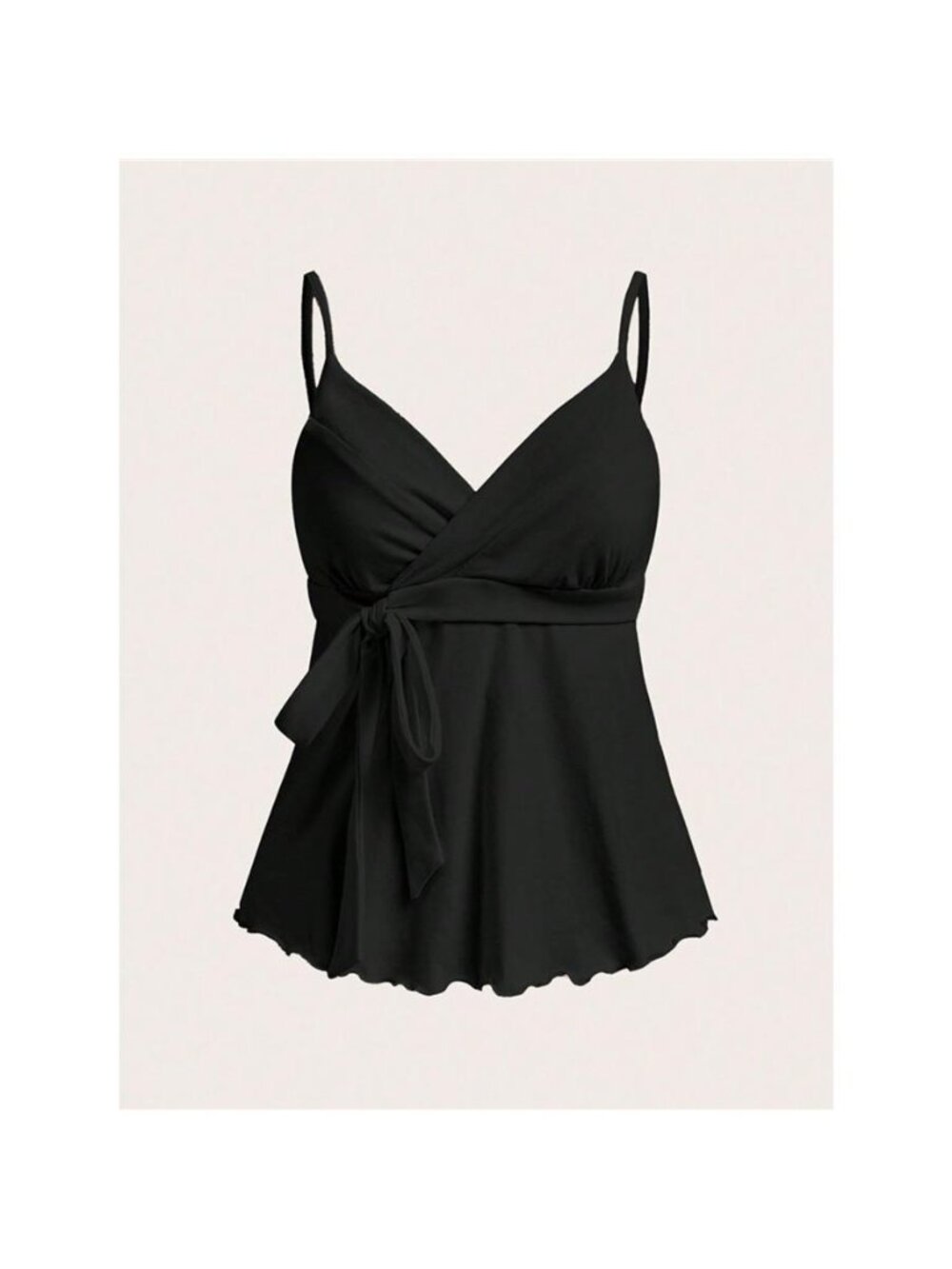 Wrap Tie Surplice Cami - Picture 2 of 15